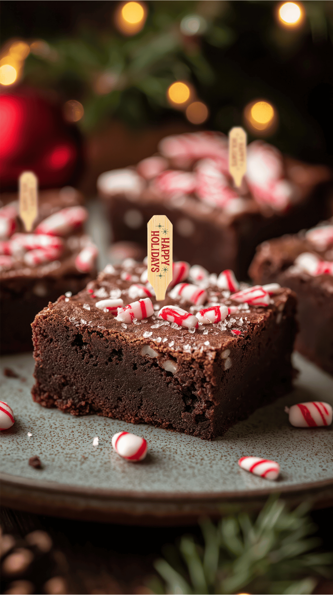 Postre sencillo para las fiestas: Brownies de moca y menta