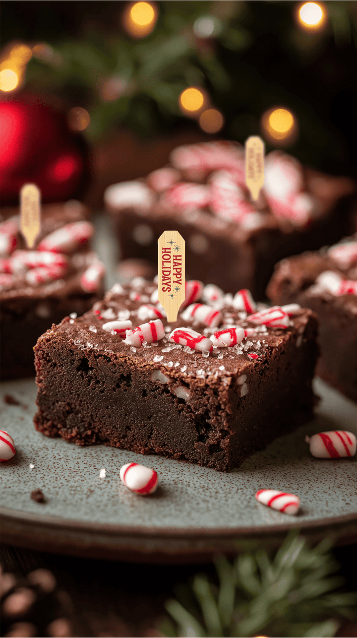 Postre sencillo para las fiestas: Brownies de moca y menta 