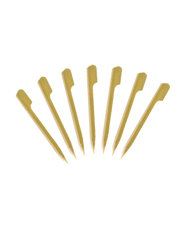 3.5" Bamboo Paddle Pick Skewer - 100/pack