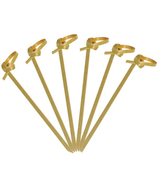 3.5" Bamboo Knot Pick Skewer - 10,000/case