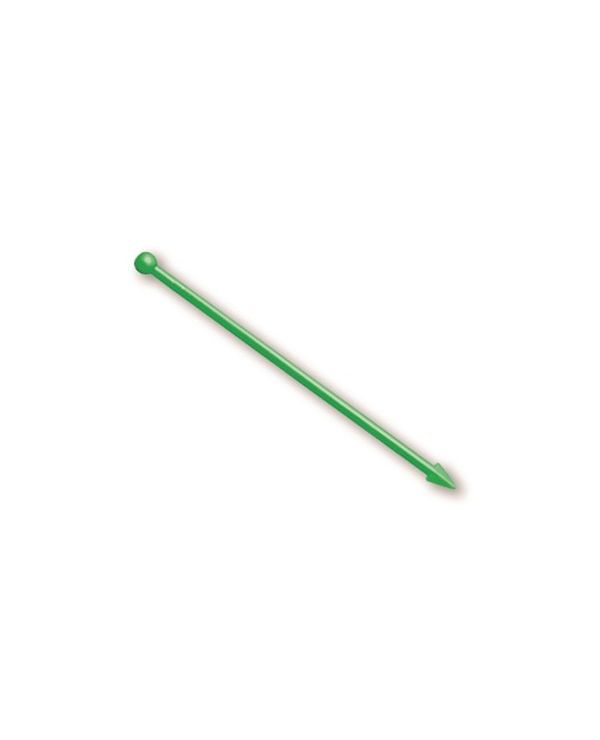 3.5" Green Ball End Arrow Pick - 1,000/box