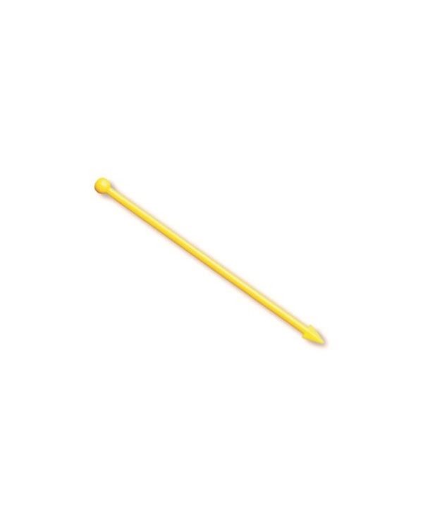 3.5" Yellow Ball End Arrow Pick - 1,000/box