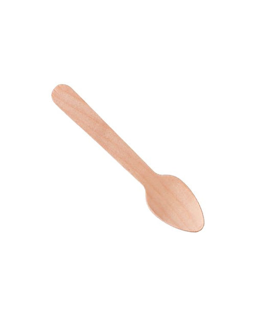 4.3" Wooden Taster Spoon - 10,000/case