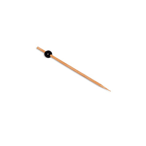 4.5" Black Ball Bamboo Pick - 10,000/case