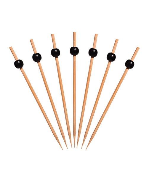Πένα από μπαμπού μαύρης μπάλας 4,5" - 10.000/κιβώτιο