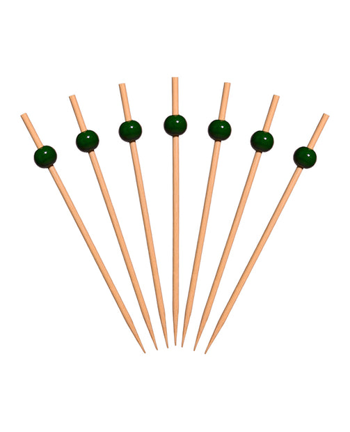 Πένα από μπαμπού σε σκούρο πράσινο χρώμα 4,5" - 10.000/κιβώτιο