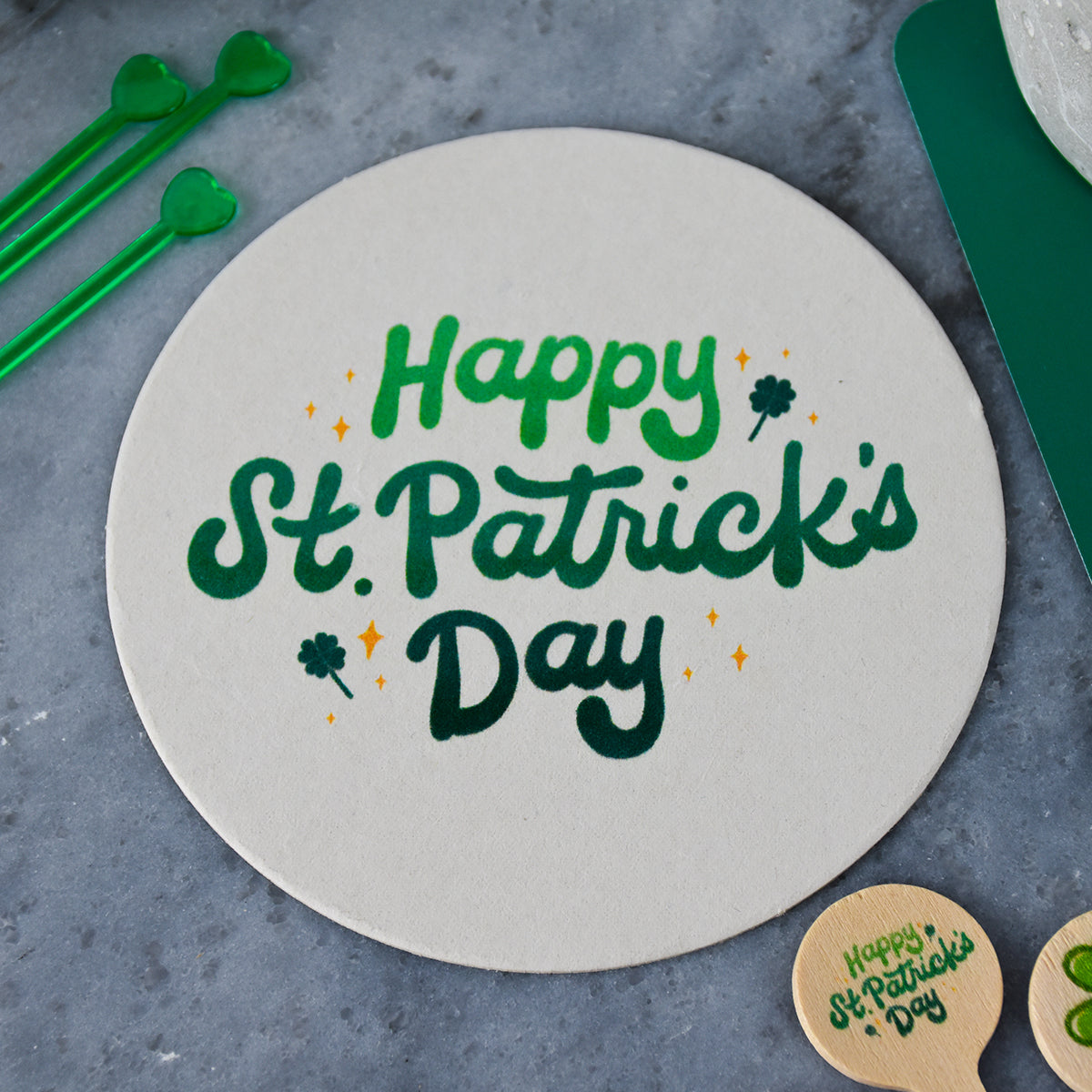 4-inch Round Custom Durable Heavy Weight Drink Coasters