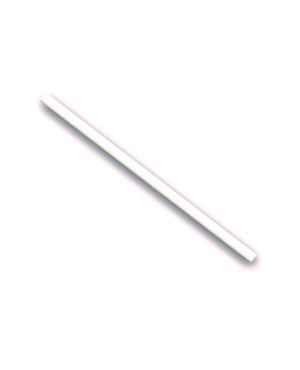 5.5" White Paper Cocktail Straw - 25/pack