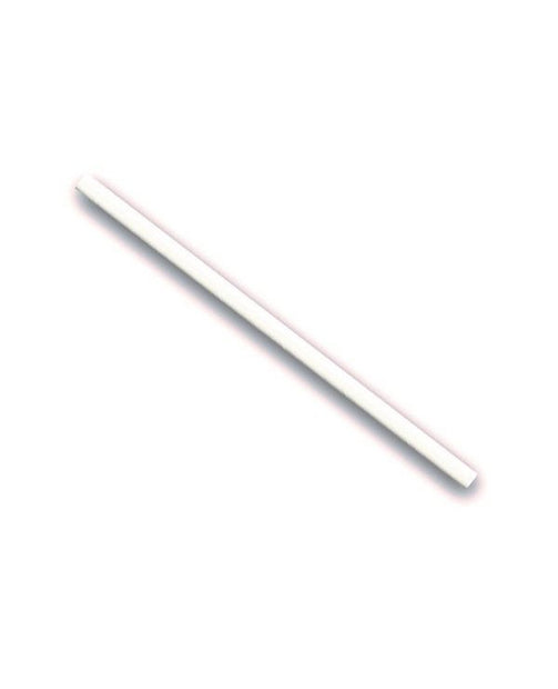 5.5" White Paper Cocktail Straw - 10,000/case