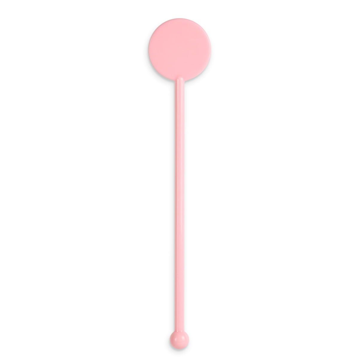 5.5" Light Pink Disc-Top Stirrer - 100/pack