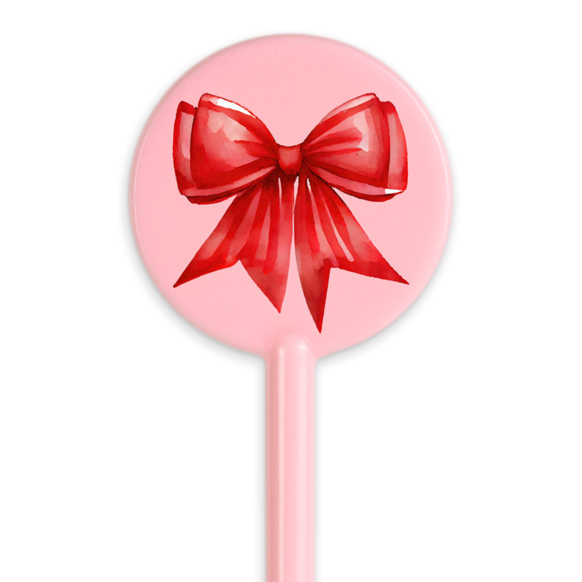 Agitador de disco rosa claro personalizado de 5,5"