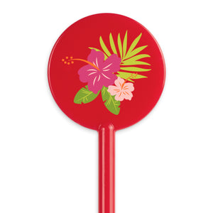 5.5" Custom Red Disc-Top Stirrer