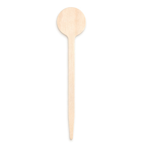 5" Wooden Disc-Top Pick - 10,000/case