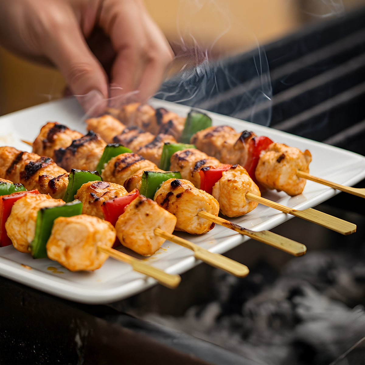 Pinchos de bambú de 7,1" - Paquete de 100