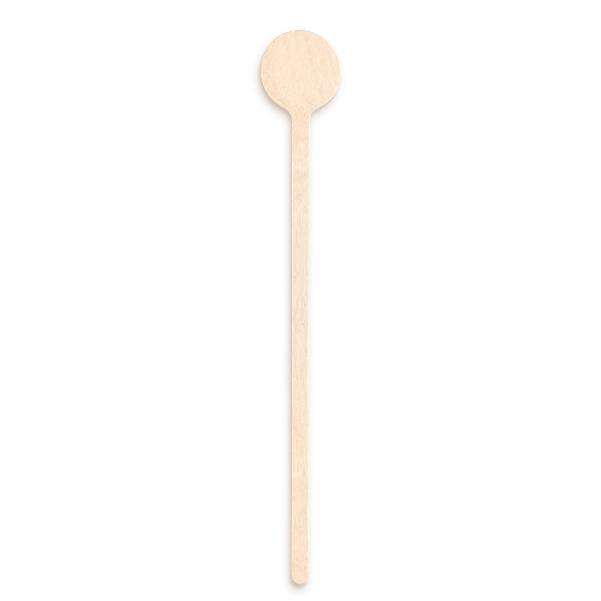 7.5" Wooden Disc-Top Stirrer - 1,000/box