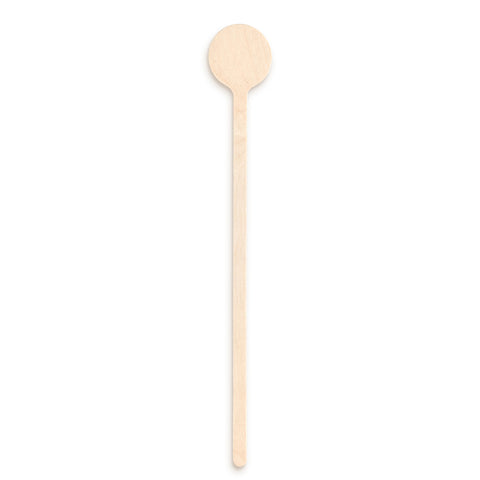 7.5" Wooden Disc-Top Stirrer - 4,000/case