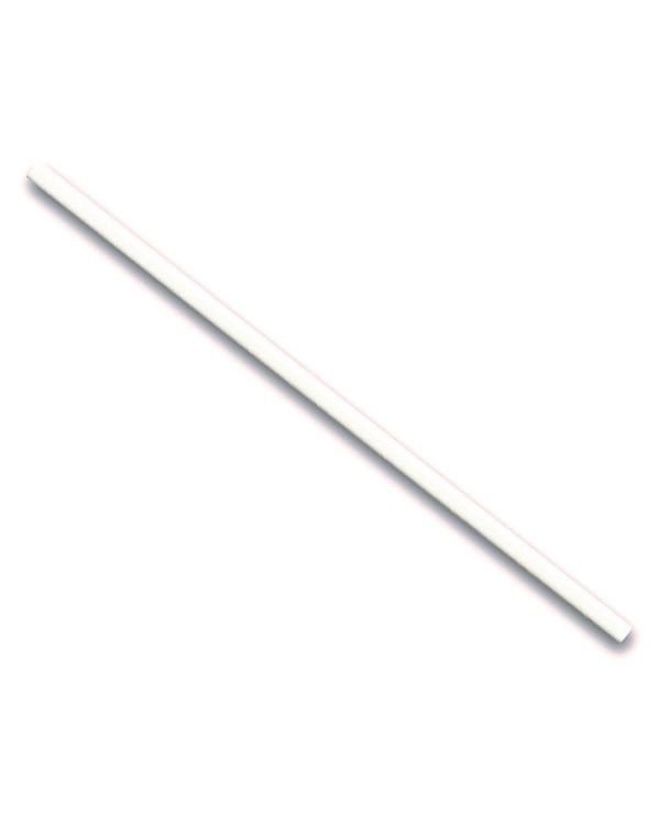 7.75" White Paper Straw - 10,000/case