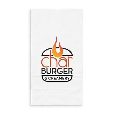 Custom 4 lb. White Kraft Paper Bag - hover image