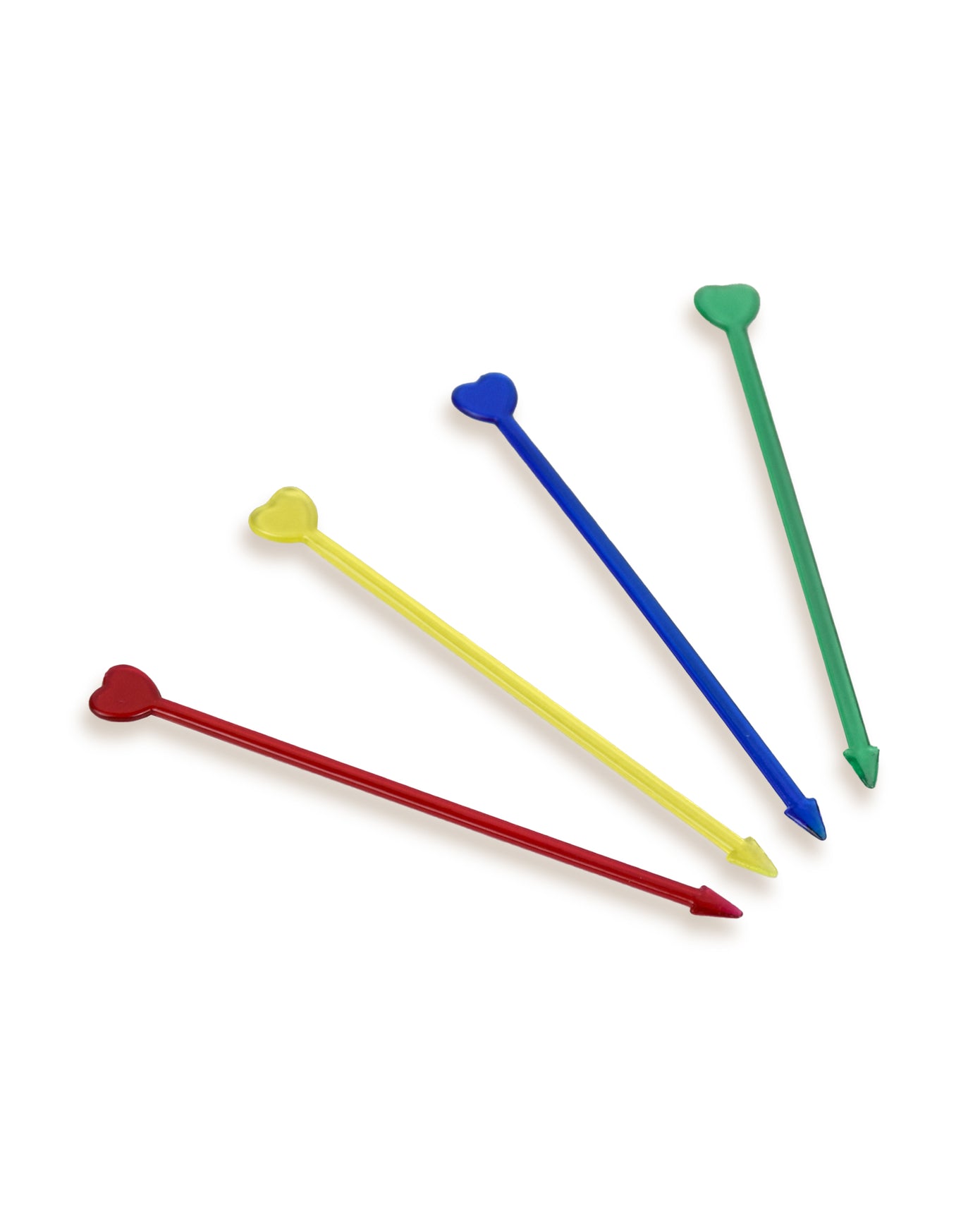 3.5-inch Heart Picks Assorted Colors – SmartPack USA