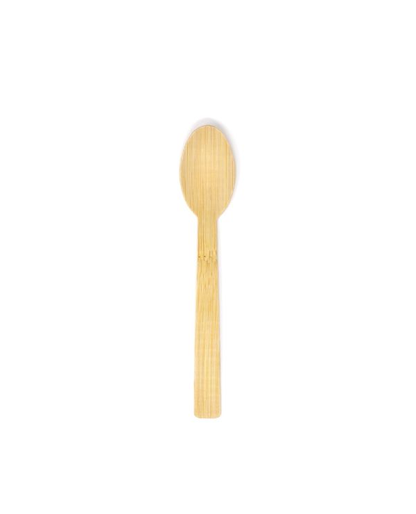 7" Bamboo Spoon - 100/pack