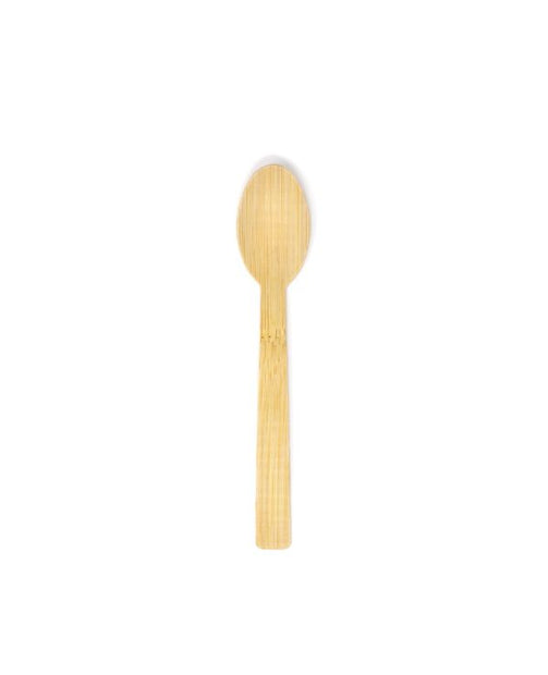 7" Bamboo Spoon - 100/pack