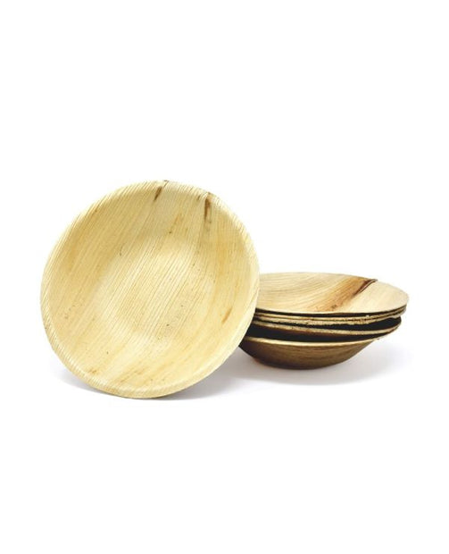 6" Round Palm Leaf Bowl - 100/case