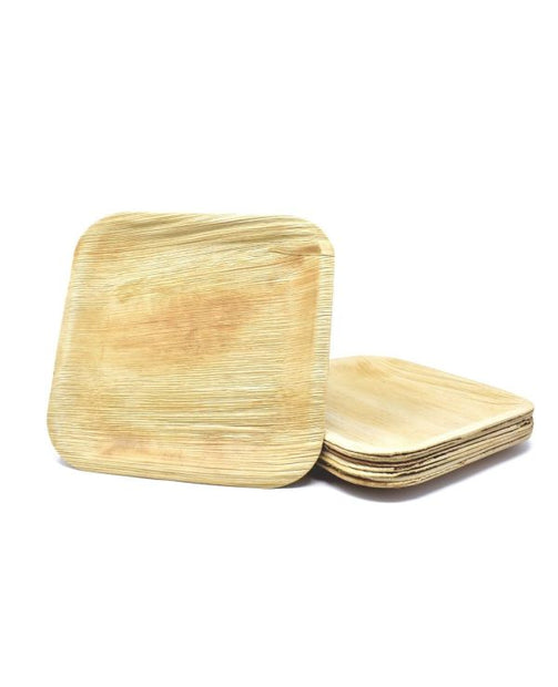 8" Square Palm Leaf Plate - 100/case