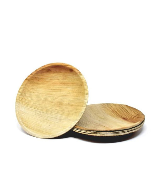 6" Round Palm Leaf Plate - 100/case