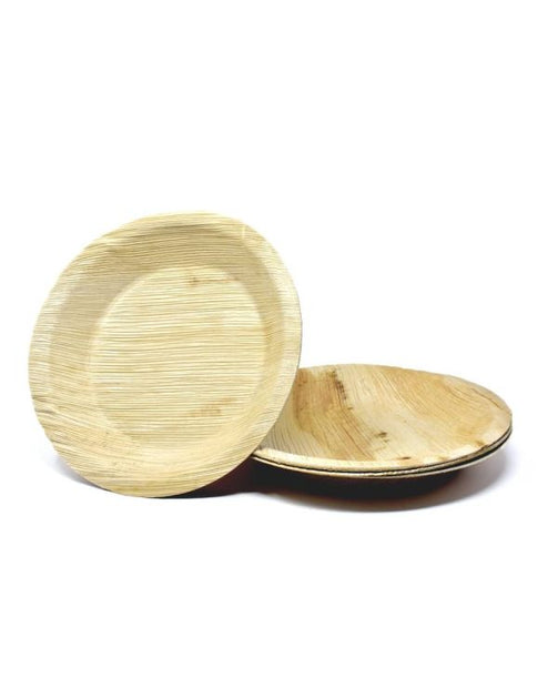 8" Round Palm Leaf Plate - 100/case