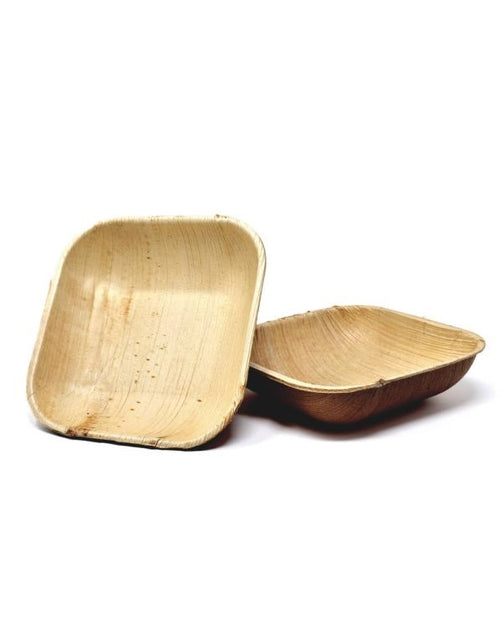 6" Square Palm Leaf Bowl - 100/case