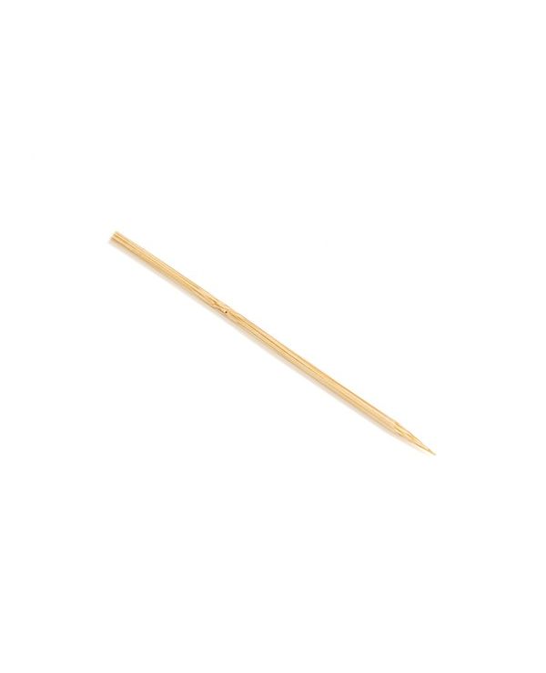 6" x 3mm Diameter Round Bamboo Skewers - 10,000/case