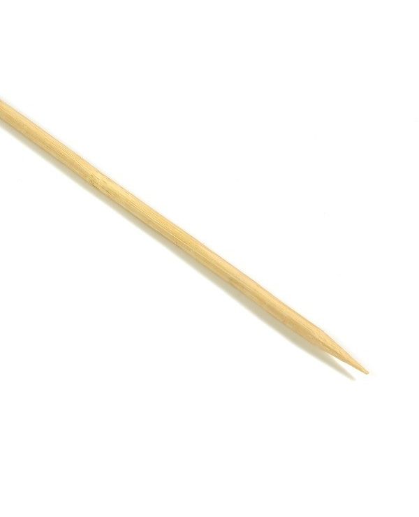 12" x 5mm Diameter Round Bamboo Skewer - 100/pack