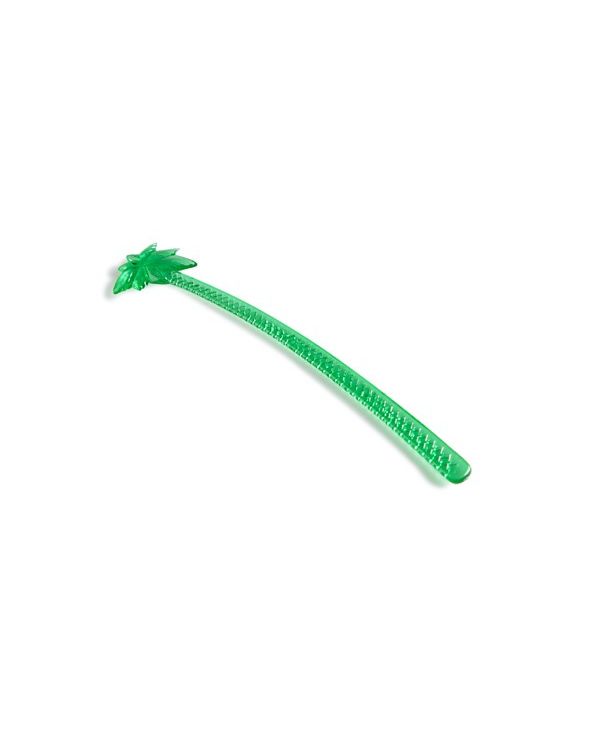 6" Green Palm Tree Stirrer - 100/pack