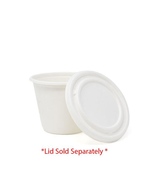 16 oz Sugarcane Bagasse Soup Container - 500/case